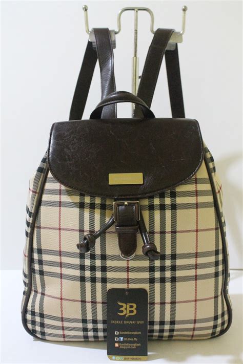 authentic Burberry backpack